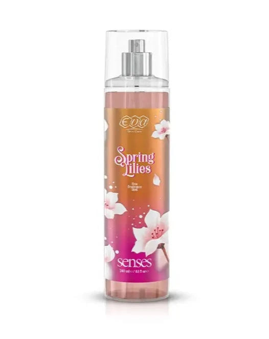 EVA Skin Care Senses Body Splash Spring Lilies 240ml
