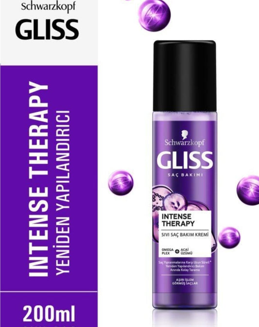 Schwarzkopf Gliss Intense Therapy Leave-In Liquid Hair Conditioner 200ml